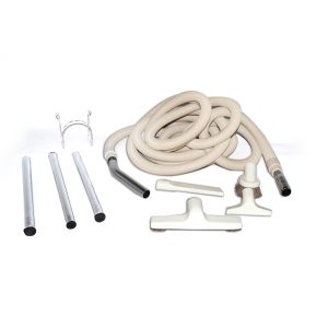 Fit All Vacuum Cleaner 30Ft White Hose Garage Kit All #06-4992-97