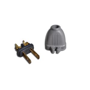 Fit All Vacuum Cleaner Grey Male Plug Grip #32-5606-21