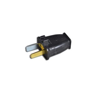 Fit All Vacuum Cleaner Male Plug With Grip Black #32-5616-62