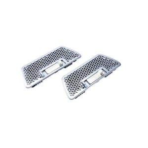 Hoover Blue Metallic Vacuum Cleaner Exhaust Filter Cover Assembly # 440001582