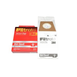 Dirt Devil Type U, 3M Vacuum Cleaner Paper Bags #65703A-6