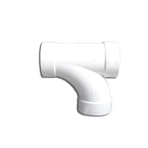 Canplas Vacuum Cleaner, 90° Sweep Tee Elbow #765501W