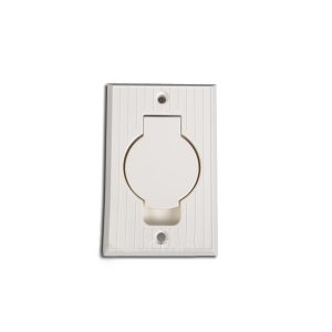 Canplas Central Vacuum Cleaner, Almond Round-Hayden Inlet Valve #791500ANL