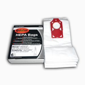 Riccar Simplicity Symmetry Vacuum Cleaner Paper Bags 6Pk #A826