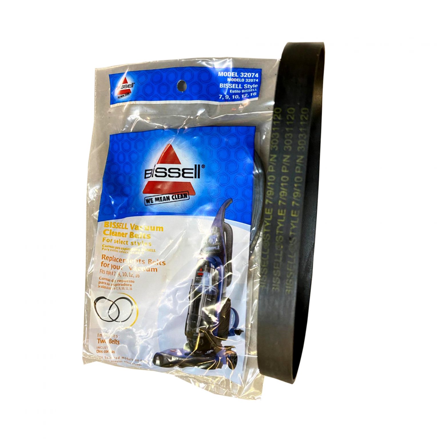 Bissell 32074 Vacuum Cleaner 2 Belts For Models 35932, 35933, 3591