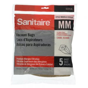 Eureka 63253A-10 Sanitaire Style MM, Arm and Hammer Canister Vacuum Paper Bags 25PK