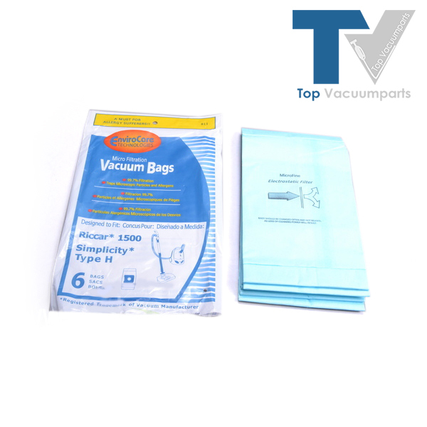 S14CL, 24 Riccar Simplicity Type H Vacuum Bags Canister Vacuum Cleaners S13L 