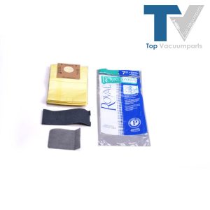 Royal Type P SR30010 Lexon Canister Vacuum Cleaner Paper Bags 7PK With 1 Inlet and 1 Exhaust Filter # AR10120
