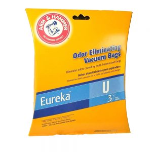 Eureka, 62599A, Arm & Hammer Type U Vacuum Cleaner Paper Bags 3pk