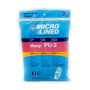 Sharp PU2 Upright Vacuum Microlined Paper Bags 3Pk # 444820