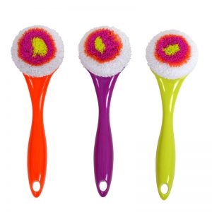 Casabella 15558 Round Mesh Assorted Colorsonly 1 Scrubber