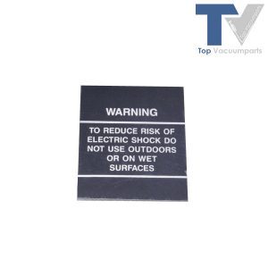 Kirby 1HD Heritage Vacuum Cleaner Scuff Plate Label # 112082A, 112082S