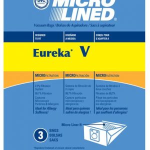 Eureka Style-V Vacuum Cleaner DVC Microlined Paper Bags 3Pk # 446963