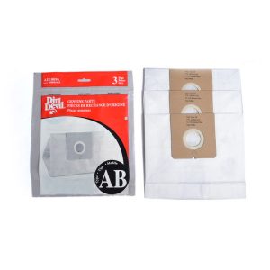 Dirt Devil AD10096 Type AB Canister Vacuum Paper Bags Genuine (3 Pack 9 Bags)