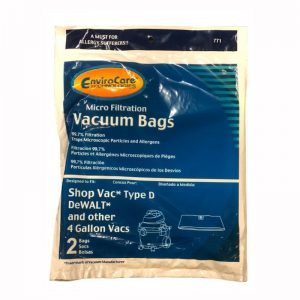 Shop Vac CMXZVBE43270 Compatible Fits With Vacuum Cleaner 4 Gallon Paper Bags (3 Pack 6 Bags) # 771