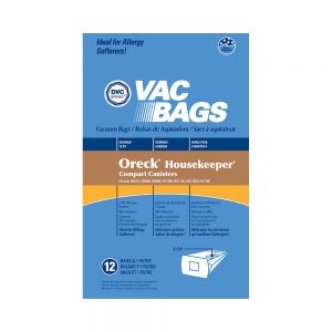 Oreck For Vacuum Cleaner BB/Housekpr 2-PLY 12+1Pk Paper Bags # 471593