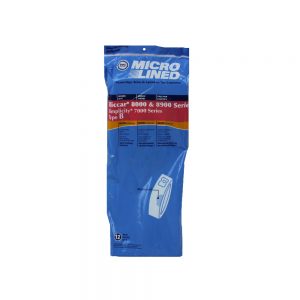 Riccar 8000/Sim 7000 Type B Micro 12Pk Paper Bag # 486415