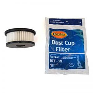 Eureka F618, Vacuum Cleaner DCF19 Dirt Cup Pleated 450 Filter
