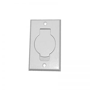Almond low voltage inlet valve with round door For Various Built-In Vacuum Modles # 06-0619-74