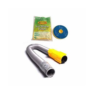 Dyson DC07 Bagless Upright Vacuum Cleaner Yellow End Hose With 1pk Pre Motor Filter.