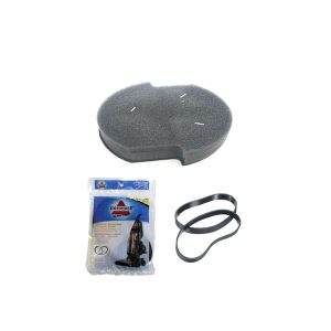 vacuum cleaner 1 Foam filter with 2 Flat Belts for models 1790, 1309R, 1309W, 1309, 1307, 1790, 17931, 17939, 1793R, 1793