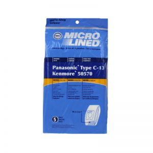 DVC Panasonic Type C-13 Vacuum Bags For kenmore 50570 Models 5PK # 486439