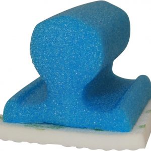 Casabella Clean Magic Eraser Scrubber Sponge with Handle, Blue # Compare to part 242341