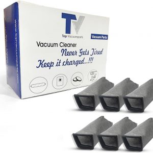 6 Pack CH3000 Cloth Filter Bags Replacement for Hoover Porta Power Swingette S1015 S1029 CH30000 Commercial Canister Vacuum Cleaner Replace Part 43662023