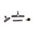 32-4914-09, 5 Pieces Attachment Kit include Black Floor Brush, Crvice, Dust Brush, Furn Tool Slide On Brush for fit all vacuum cleaner