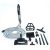 Central Vacuum Chateau Plastiflex Kit, with Pigtail And DC conversion # 99340-30.01